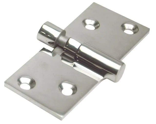 6018C – WHITECAP IND Boat Door Hinge, Take Apart Hinge 3-5/8 Inch Length x 1-1/2 Inch Width Silver Stainless Steel Si...